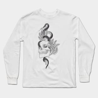 Skull and Snake Long Sleeve T-Shirt